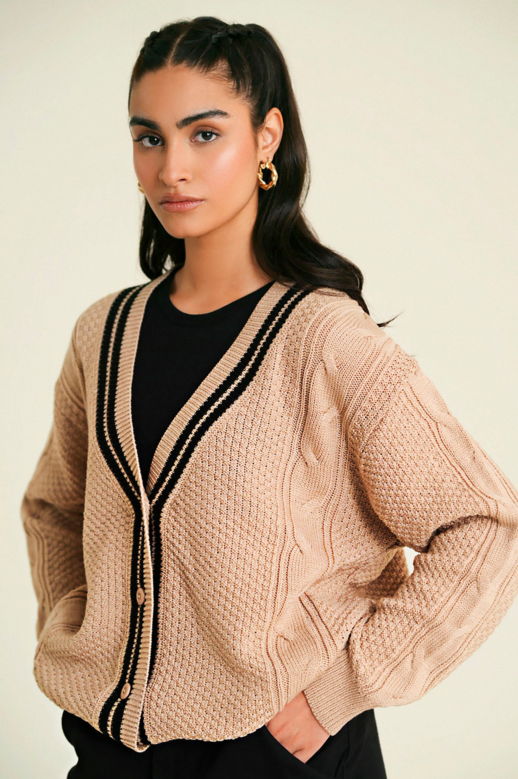 Button Down Sweater